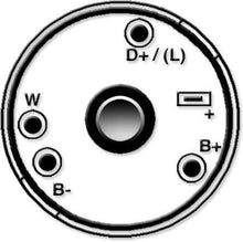 Laden Sie das Bild in den Galerie-Viewer, Lichtmaschine Generator passend für 24V 55A Mercedes Unimog LKW 508 608 609 709 711 714