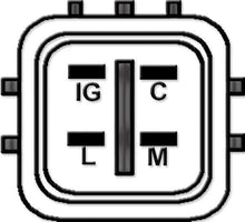 Laden Sie das Bild in den Galerie-Viewer, Lichtmaschine Generator passend für 90A HONDA CA1981IR  A2TC1391