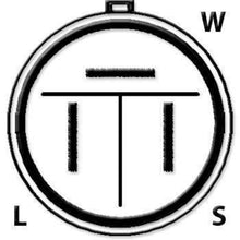 Laden Sie das Bild in den Galerie-Viewer, MITSUBISHI Lichtmaschine Generator passend für ISUZU 50A A4TU4586