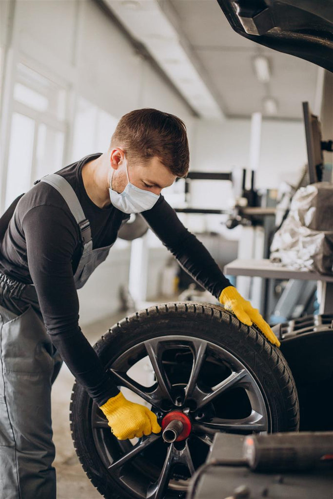 Tire mounting including balancing 13-16 inches per tire