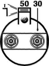 Laden Sie das Bild in den Galerie-Viewer, STARTER ANLASSER passend für ISUZU 0-24000-3030