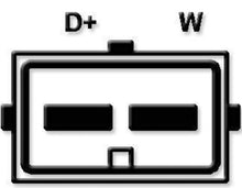 Laden Sie das Bild in den Galerie-Viewer, Lichtmaschine Generator passend für  passend bei SEAT VOLKSWAGEN CA1297IR  0123320038 90A