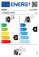 NEXEN N`BLUE HD PLUS 175 65 R15 84H Sommerreifen
