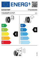 GOODTRIP BLUEGUARD 155 65 R14 75T Sommerreifen
