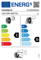 TRANSMATE TOURING H7 165 70 R14 85T Sommerreifen