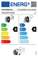 CONTINENTAL ECO CONTACT 6 185 55 R15 86H Sommerreifen