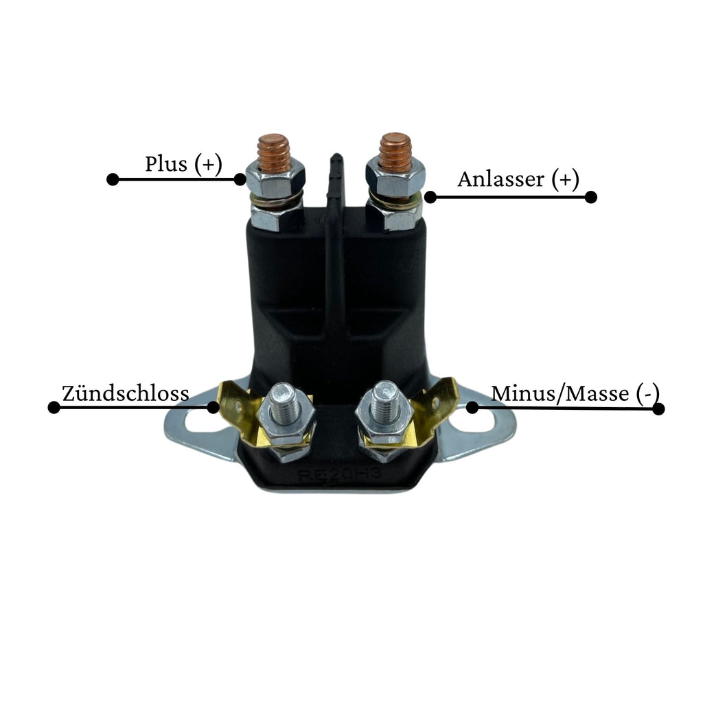 Solenoid start relay for Briggs &amp; Stratton and Tecumseh 4 connections