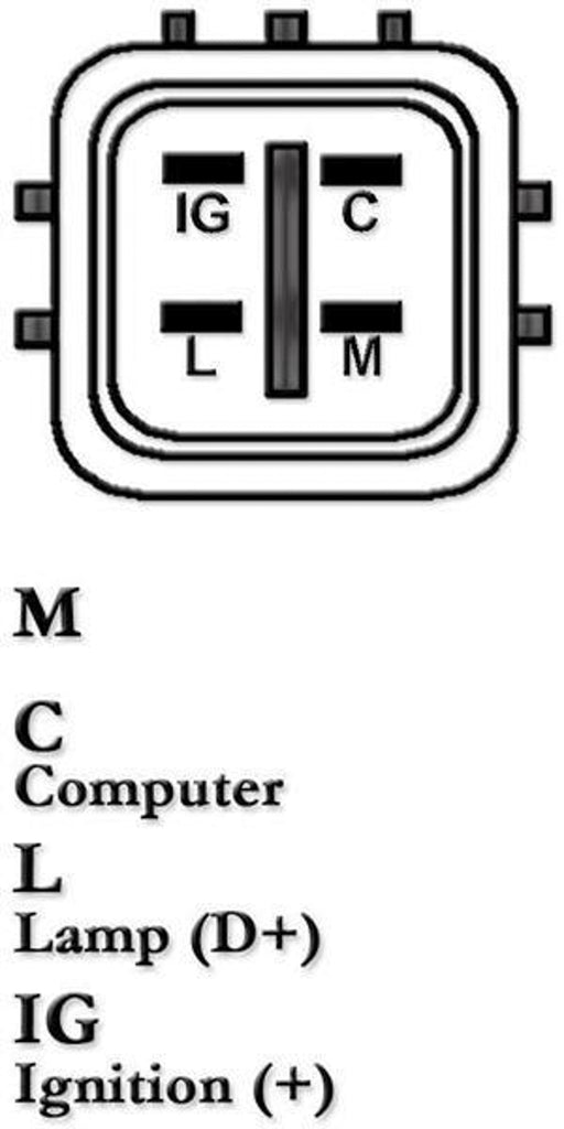 Lichtmaschine Generator passend für 100A TOYOTA CA2097IR  104210-2320