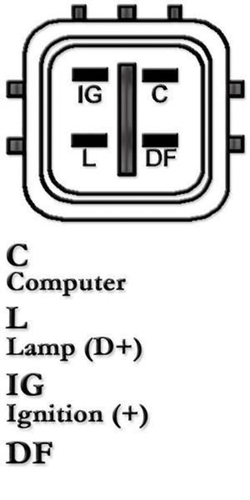 Lichtmaschine Generator passend für 100A HONDA JA1726IR  104210-3290