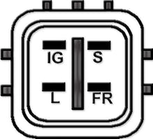 Laden Sie das Bild in den Galerie-Viewer, Lichtmaschine Generator passend für 100A TOYOTA 104210-3890