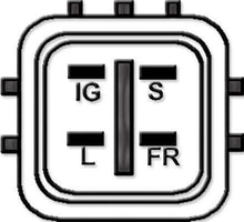 Laden Sie das Bild in den Galerie-Viewer, Lichtmaschine Generator passend für 100A TOYOTA  LEXUS 104210-4470/11136