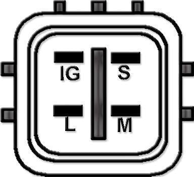 Regulator for alternator generator suitable for 126600-0150