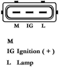 Laden Sie das Bild in den Galerie-Viewer, Lichtmaschine Generator passend für 90A TOYOTA JA1517IR  27060-23030