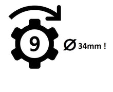 Charger l'image dans la galerie, Anlasser Starter passend für  Lombardini LDW LDW502FOCS (9 Zahn Ritzel/ 34mm)