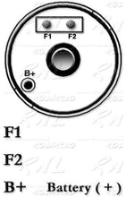 Laden Sie das Bild in den Galerie-Viewer, Lichtmaschine Generator passend für 120A JEEP UA961  121000-4170