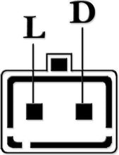 Laden Sie das Bild in den Galerie-Viewer, Lichtmaschine Generator passend für 110A RENAULT CA1444IR  A13VI195