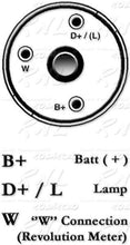 Laden Sie das Bild in den Galerie-Viewer, Lichtmaschine Generator passend für 100A MERCEDES 0120469119 + OE Regler
