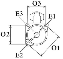 Charger l&#39;image dans la galerie, Anlasser Starter passend für  BOBCAT 443 / 542/ 543 KUBOTA MOTOR D750-B 10455340 10455355