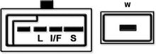 Load image into Gallery viewer, Alternator Generator suitable for SSANG YONG CA1685IR 6621544102 75A