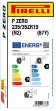 Charger l&#39;image dans la galerie, 1x Pirelli PZERO (N2) 235/35 ZR 19 PKW-SOMMERREIFEN