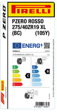 Charger l&#39;image dans la galerie, 1x Pirelli PZERO ROSSO ASIMMETRICO XL (BC) 275/40 ZR 19 PKW-SOMMERREIFEN