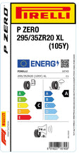 Laden Sie das Bild in den Galerie-Viewer, 1x Pirelli PZERO XL 295/35 ZR 20 PKW-SOMMERREIFEN