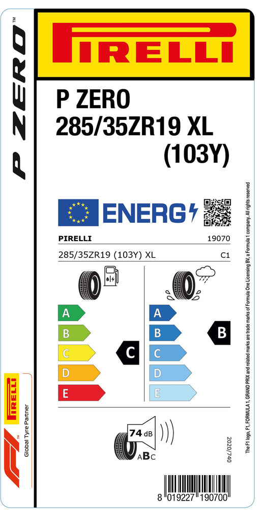 1x Pirelli PZERO XL 285/35 ZR 19 PKW-SOMMERREIFEN
