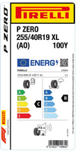 Load image into Gallery viewer, 1x Pirelli PZERO XL (AO) 255/40 R 19 CAR SUMMER TIRE