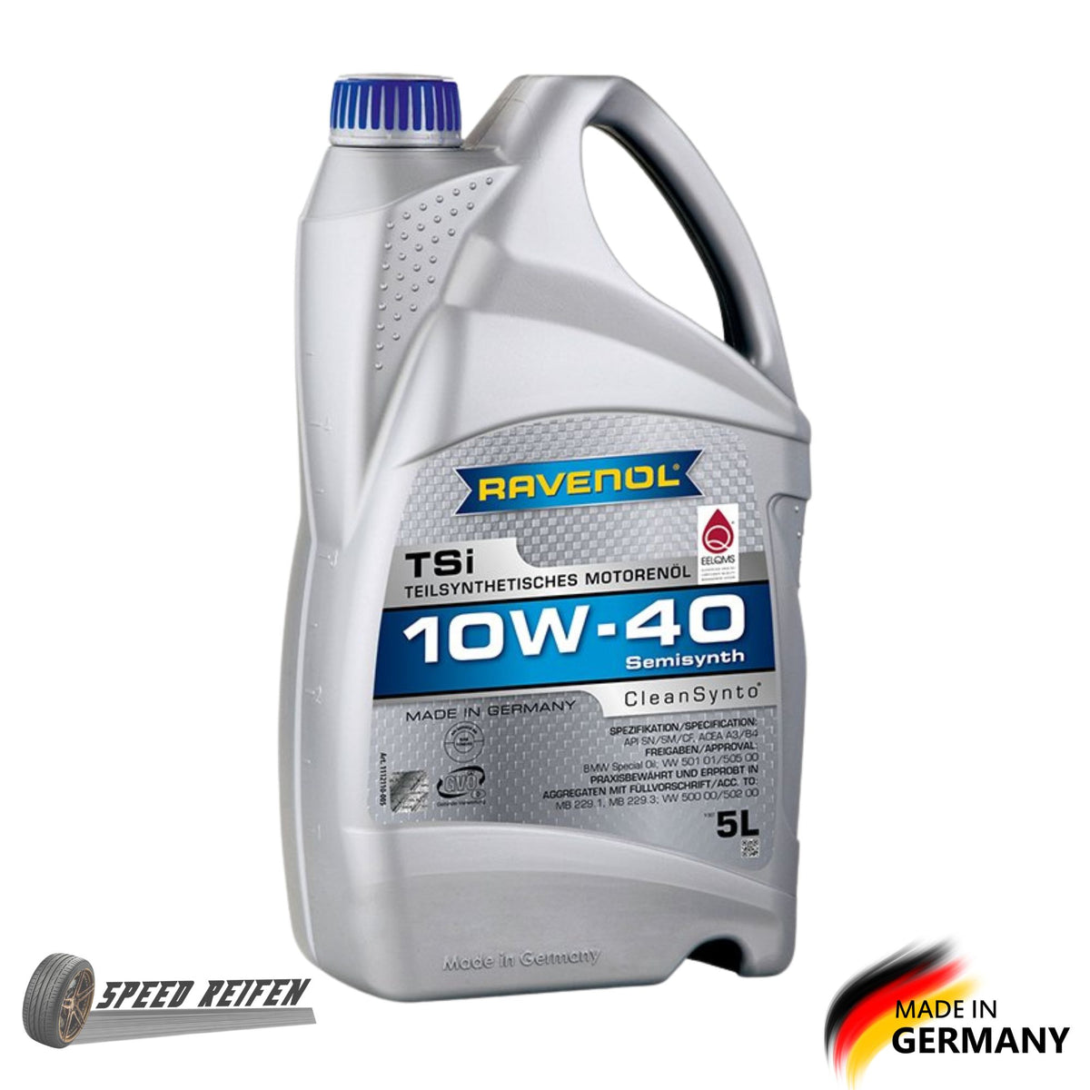 Ravenol TSI SAE 10W-40 high-performance low-friction engine oil 5L lit ...
