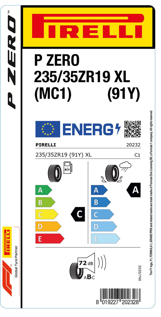 1x Pirelli PZERO XL (MC1) 235/35 ZR 19 PKW-SOMMERREIFEN