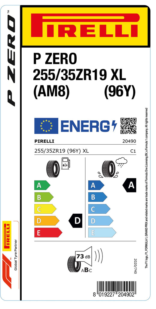 1x Pirelli PZERO XL (AM8) 255/35 ZR 19 PKW-SOMMERREIFEN