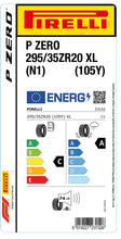 Load image into Gallery viewer, 1x Pirelli PZERO XL (N1) 295/35 ZR 20 CAR SUMMER TIRE