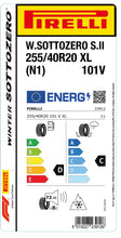 Load image into Gallery viewer, 1x Pirelli WINTER 240 SOTTOZERO SERIES II M+S 3PMSF XL (N1) 255/40 R 20 CAR WINTER TIRE