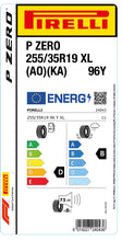 Laden Sie das Bild in den Galerie-Viewer, 1x Pirelli PZERO XL (AO)(KA) 255/35 R 19 PKW-SOMMERREIFEN