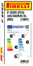 Load image into Gallery viewer, 1x Pirelli P-ZERO (PZ4) Sports Car XL (MO) 325/30 ZR 20 SUMMER CAR TIRE
