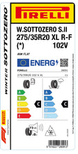 Load image into Gallery viewer, 1x Pirelli WINTER 240 SOTTOZERO SERIES II M+S 3PMSF XL RF (*) 275/35 R 20 CAR WINTER TIRE