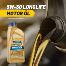 Charger l&#39;image dans la galerie, Ravenol SMP SAE 5W-30 Leichtlauf Motoröl Motorenöl 1L Liter Longlife