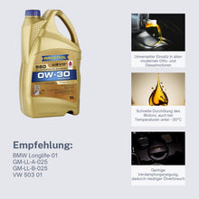 Load image into Gallery viewer, Ravenol SSO SAE 0W-30 Leichtlauf Motoröl Motorenöl 5L Liter Longlife