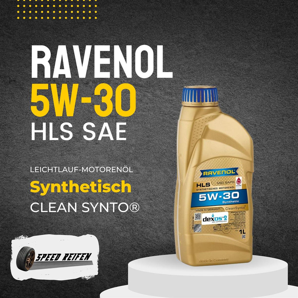 Ravenol HLS SAE 5W-30 smooth-running engine oil 1L liter long-life ...