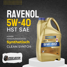 Laden Sie das Bild in den Galerie-Viewer, Ravenol HST SAE 5W-40 Leichtlauf Motoröl Motorenöl 5L Liter Longlife