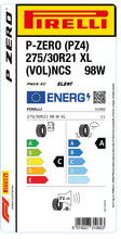 Laden Sie das Bild in den Galerie-Viewer, 1x Pirelli P-ZERO (PZ4) Sports Car XL (VOL) PNCS 275/30 R 21 PKW-SOMMERREIFEN