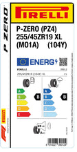Laden Sie das Bild in den Galerie-Viewer, 1x Pirelli P-ZERO (PZ4) Sports Car XL (MO1A) 255/45 ZR 19 PKW-SOMMERREIFEN