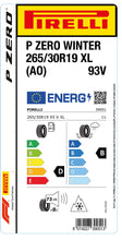 Laden Sie das Bild in den Galerie-Viewer, 1x Pirelli PZERO WINTER M+S 3PMSF XL (AO) 265/30 R 19 PKW-WINTERREIFEN