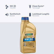 Charger l&#39;image dans la galerie, Ravenol SMP SAE 5W-30 Leichtlauf Motoröl Motorenöl 1L Liter Longlife