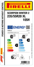 Laden Sie das Bild in den Galerie-Viewer, 1x Pirelli SCORPION WINTER 2 M+S 3PMSF XL 235/55 R 20 SUV- &amp;4x4-WINTERREIFEN