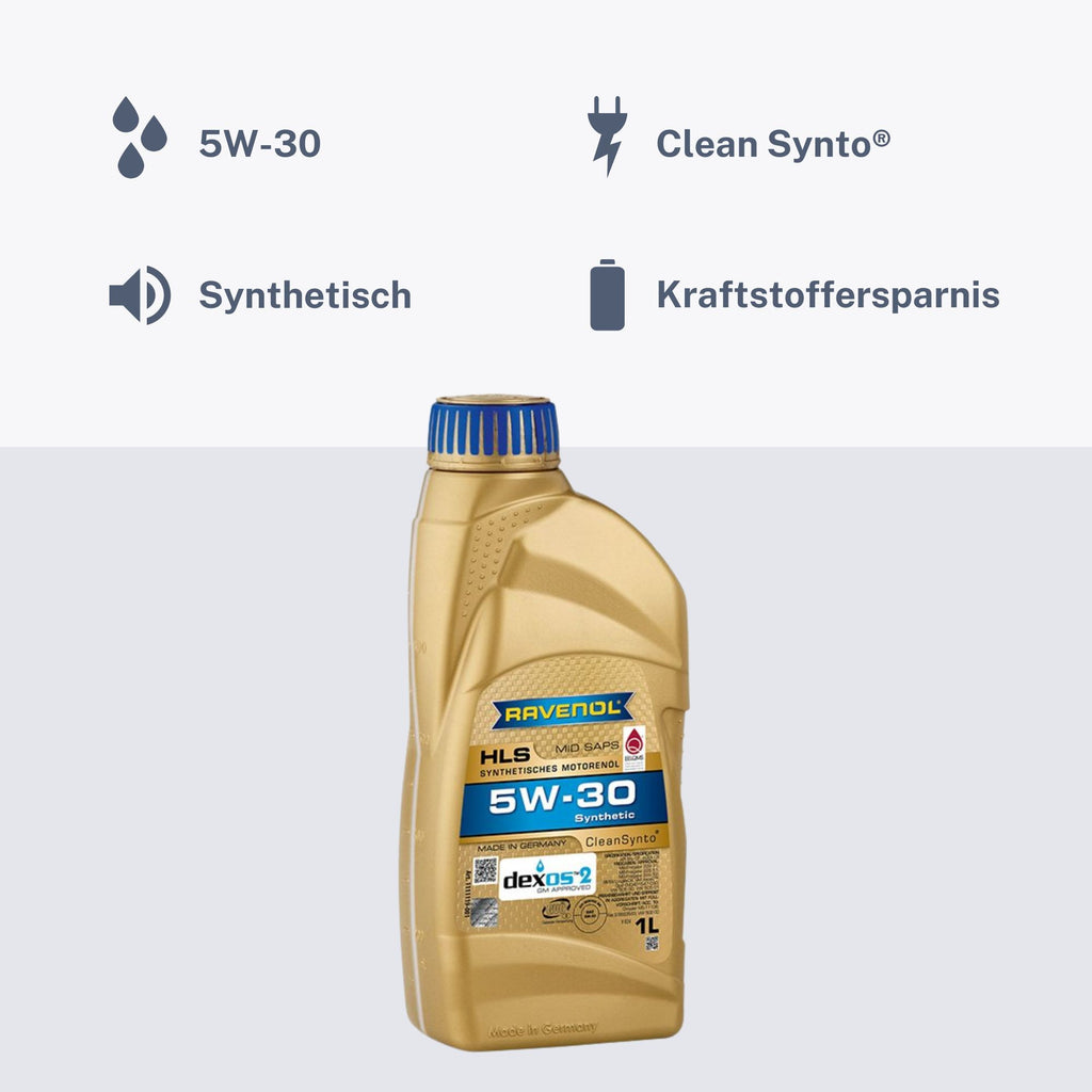 Ravenol HLS SAE 5W-30 Leichtlauf Motoröl Motorenöl 1L Liter Longlife