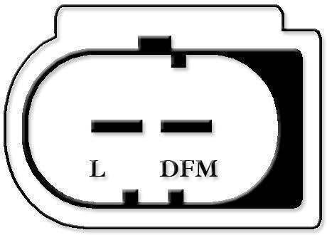 L-DFM regulator regulator for alternator generator VW 593455