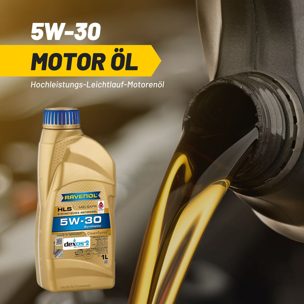 Ravenol HLS SAE 5W-30 smooth-running engine oil 1L liter long-life