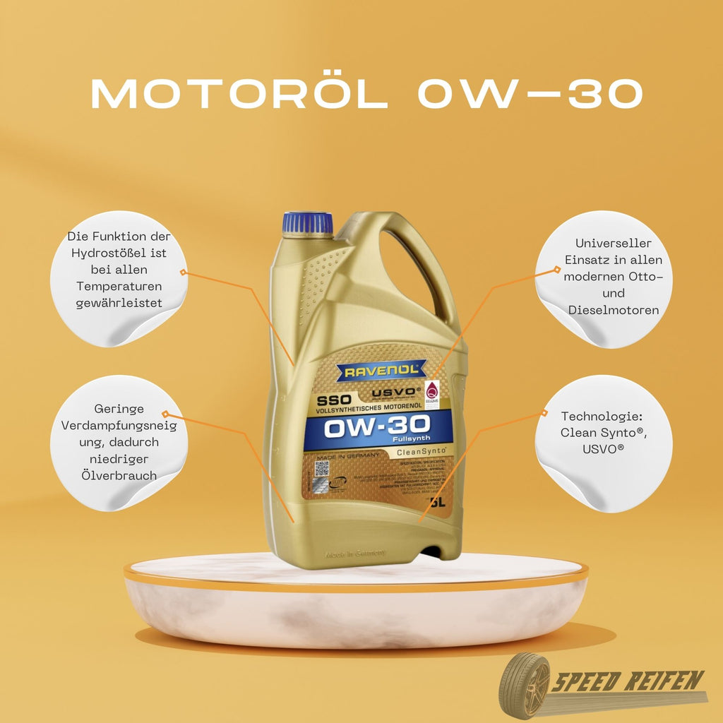 Ravenol SSO SAE 0W-30 Leichtlauf Motoröl Motorenöl 5L Liter Longlife