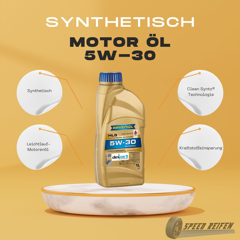 Ravenol HLS SAE 5W-30 smooth-running engine oil 1L liter long-life –  Speed-Reifen